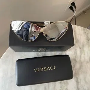 Versace | Accessories | Nwt Versace Mirror Shield Sunglasses 